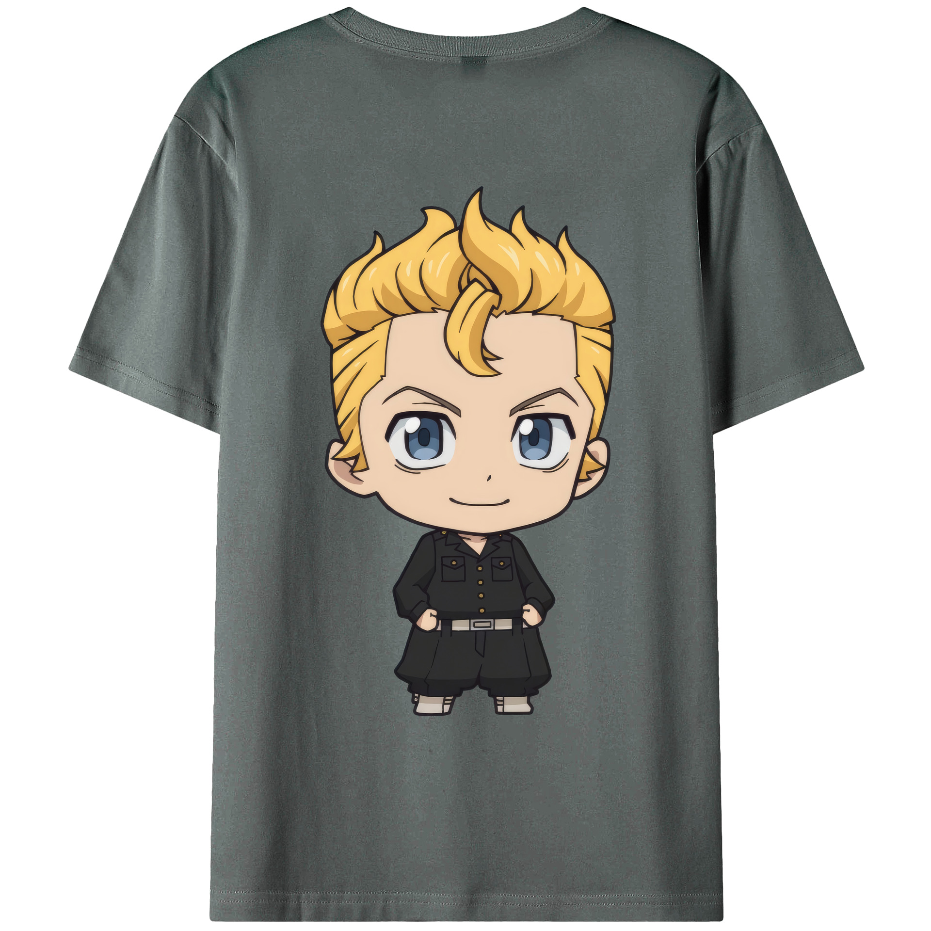 （画像用） 東京リベンジャーズ Tokyo Revengers 綿100％ メンズ半袖Tシャツ（バックプリント） 通気性
